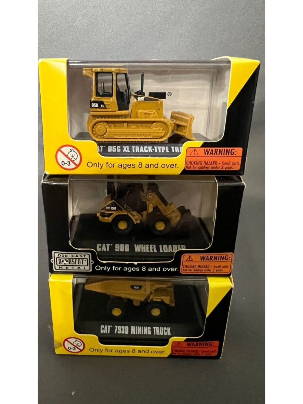 Cat Die-Cast Mini Construction Vehicles Set Of 3